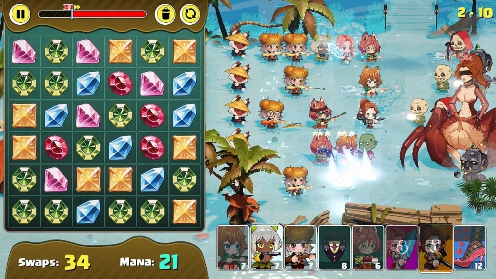 PC–后宫大战僵尸 Harem vs Zombies 官中步兵版 [1+1.34G][百度盘]
