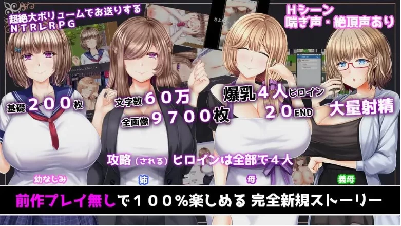 【PC+安卓/RPG/内嵌汉化】NTR RPG 失足女友-Another- 全回想 [2+7G][百度盘]