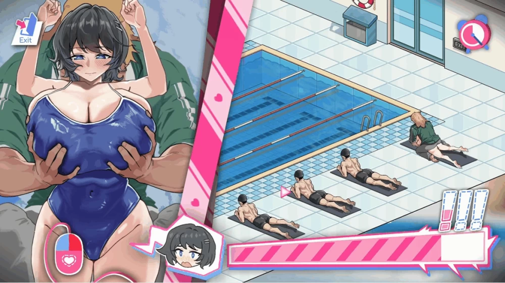 [PC/模拟器/2D/SLG/更新/NTR]救生员狂热 Lifeguard Holic Demo V1.2 [3+1.86G][百度盘]