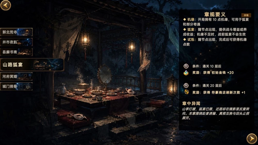 SLG/动态/聊斋狐仙/卡牌  幽暗书物的夜谈  官方中文步兵版 [1+9.86G][百度盘]