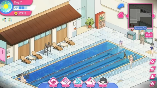 [PC/模拟器/2D/SLG/更新/NTR]救生员狂热 Lifeguard Holic Demo V1.2 [3+1.86G][百度盘]