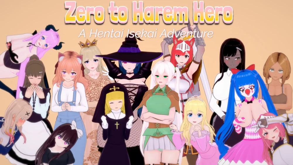 [PC][RPG/2D/日式]从零到后宫英雄：无尽异世界冒险 Zero to Hare… [1+1.16G][百度盘]
